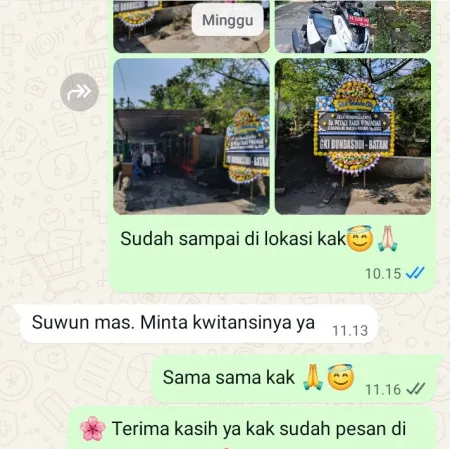 Pengiriman Papan Bunga Duka Sobang
