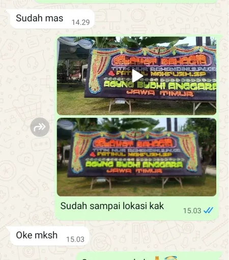 Pengiriman Papan Bunga Sobang