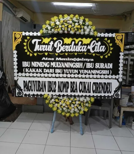 Papan Bunga Duka Sobang
